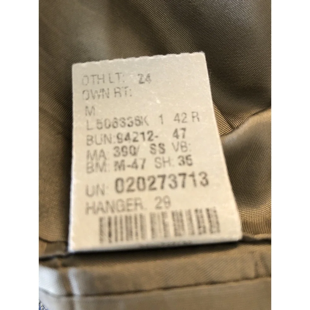 Lauren Ralph Lauren Blazer Mens 42R Brown Wool Suit Coat Jacket Classic